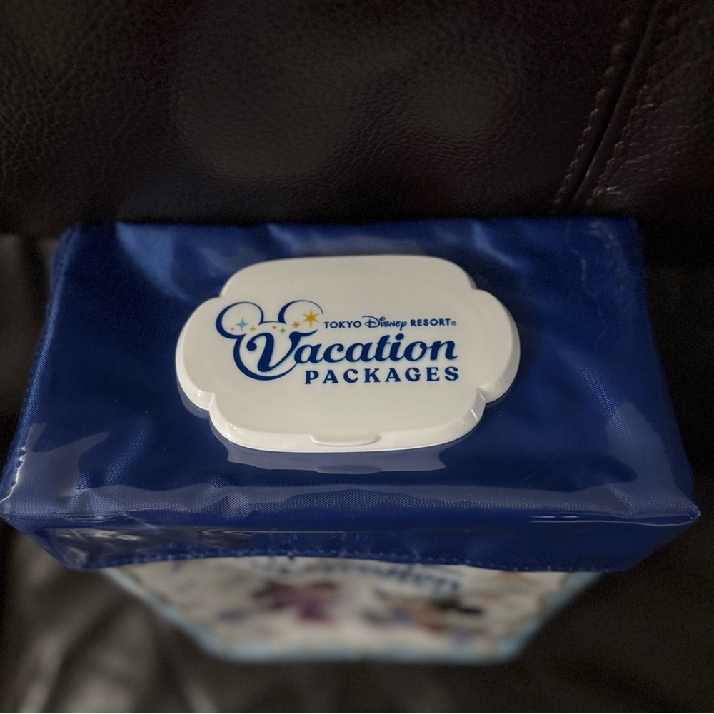 Tokyo Disney Resort VacationPackage Exclusive PopcornBucket ,w/Wet Wipes Storage - Picture 7 of 15
